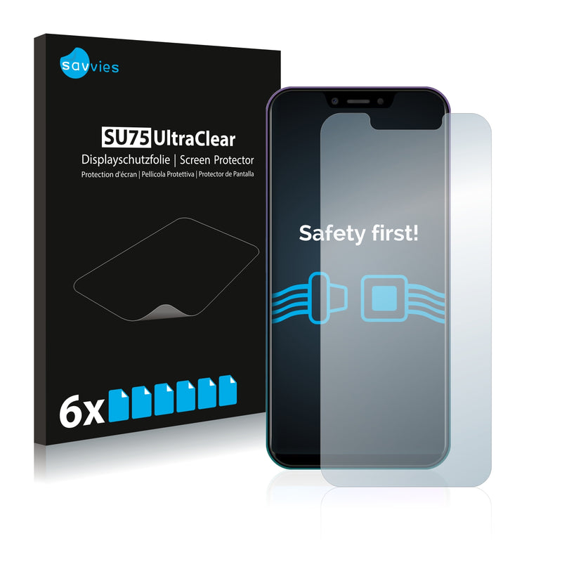 6x Savvies SU75 Screen Protector for Leagoo S10