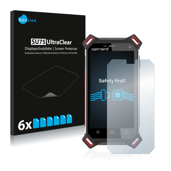 6x Savvies SU75 Screen Protector for Getnord Lynx