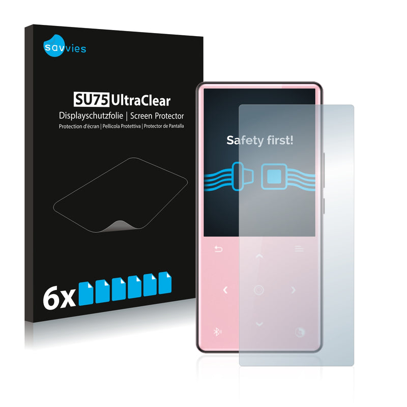 6x Savvies SU75 Screen Protector for AGPtek H9