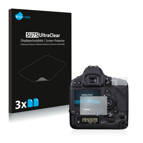 6x Savvies SU75 Screen Protector for Canon EOS 1D X Mark III