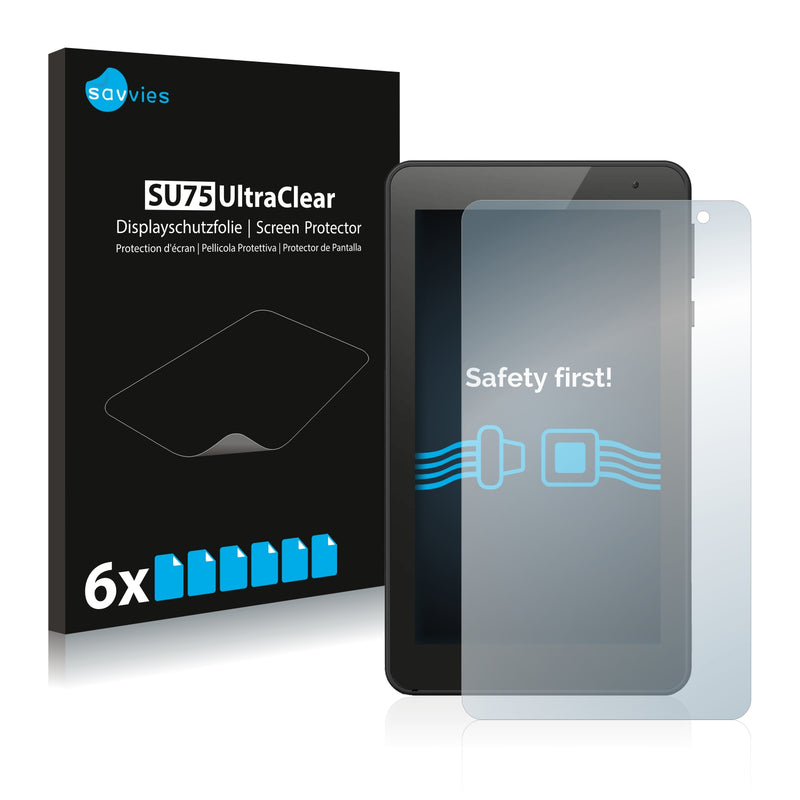 6x Savvies SU75 Screen Protector for Vankyo MatrixPad Z1