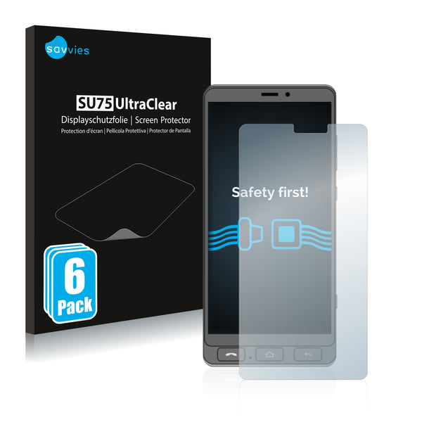 6x Savvies SU75 Screen Protector for Olympia Neo Smartphone