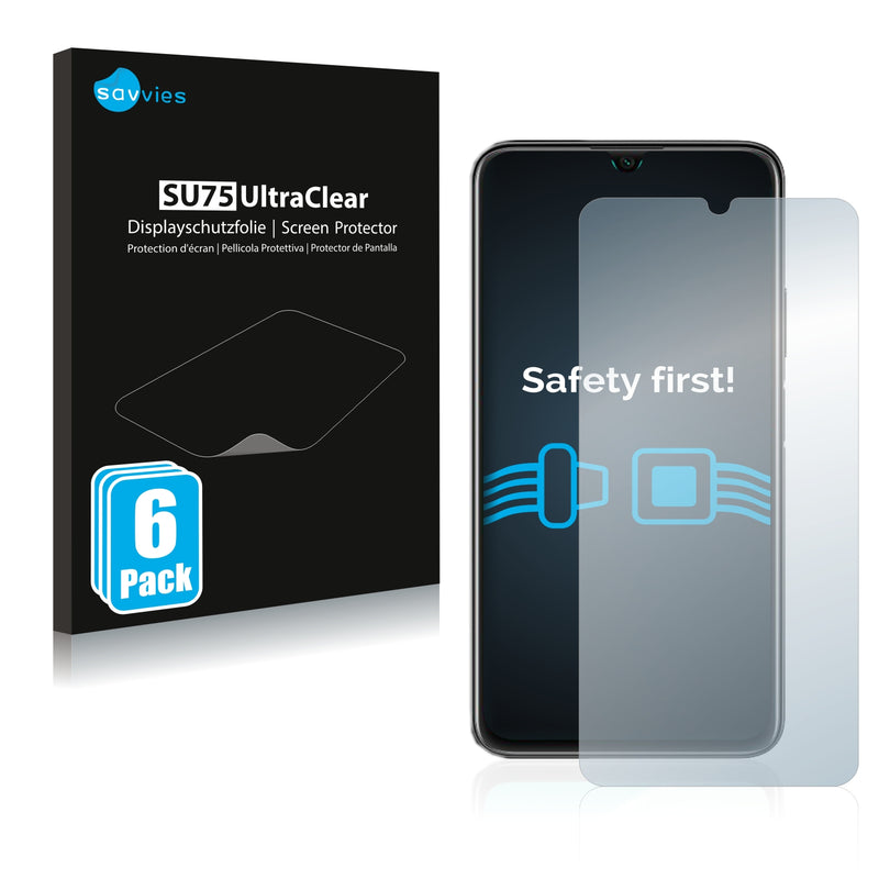 6x Savvies SU75 Screen Protector for Huawei Nova Y60