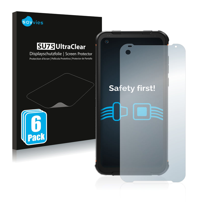 6x Savvies SU75 Screen Protector for Zeeker P10