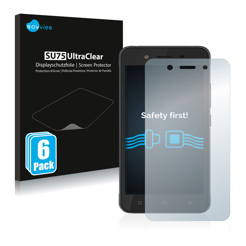 6x Savvies SU75 Screen Protector for Tecno Pop 5C