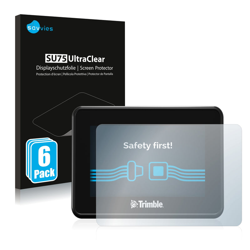 6x Savvies SU75 Screen Protector for Trimble GFX-350