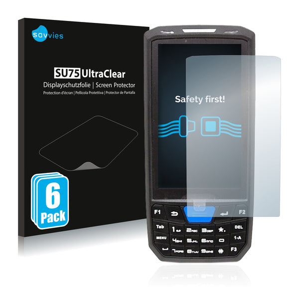 6x Savvies SU75 Screen Protector for MUNBYN IPDA035