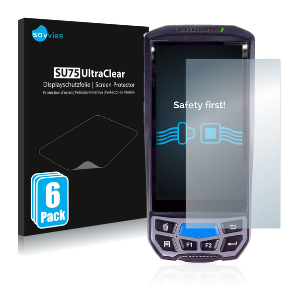 6x Savvies SU75 Screen Protector for MUNBYN IPDA030