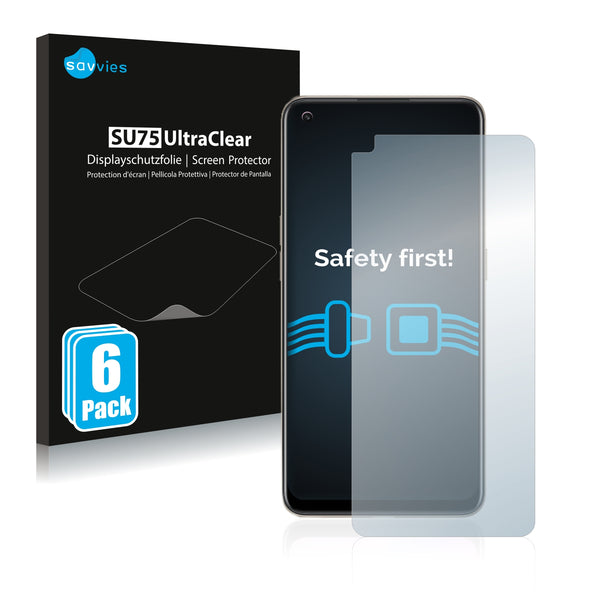 6x Savvies SU75 Screen Protector for Oppo Reno 7 SE 5G