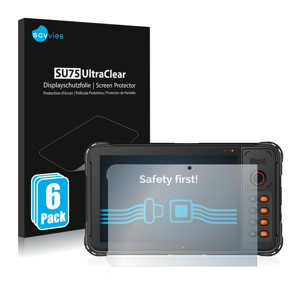 6x Savvies SU75 Screen Protector for Ico Urovo 8