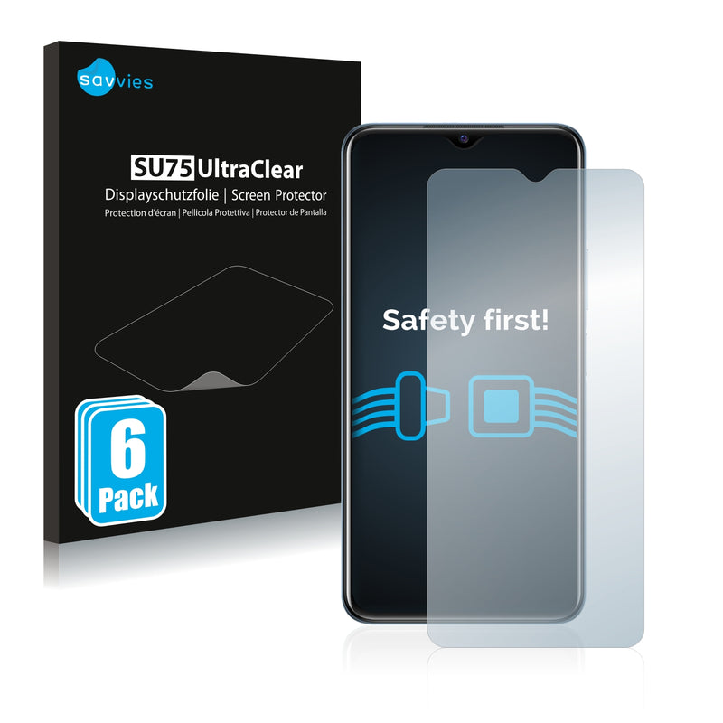 6x Savvies SU75 Screen Protector for Vivo Y21T