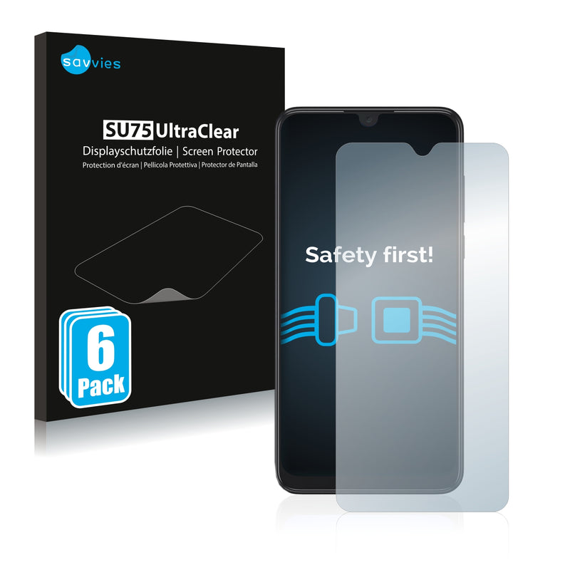 6x Savvies SU75 Screen Protector for TCL 305