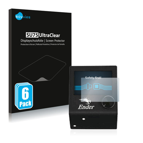 6x Savvies SU75 Screen Protector for Creality Ender 3 Pro