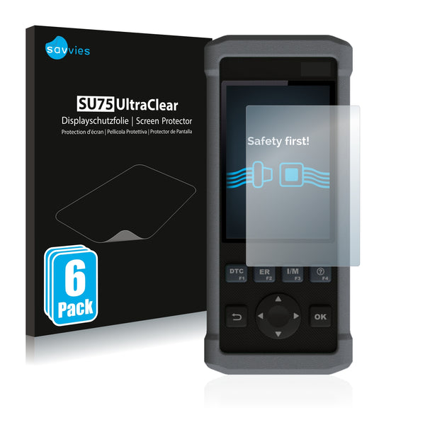 6x Savvies SU75 Screen Protector for Launch Creader Series 5