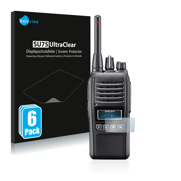 6x Savvies SU75 Screen Protector for Icom IC-F29SDR