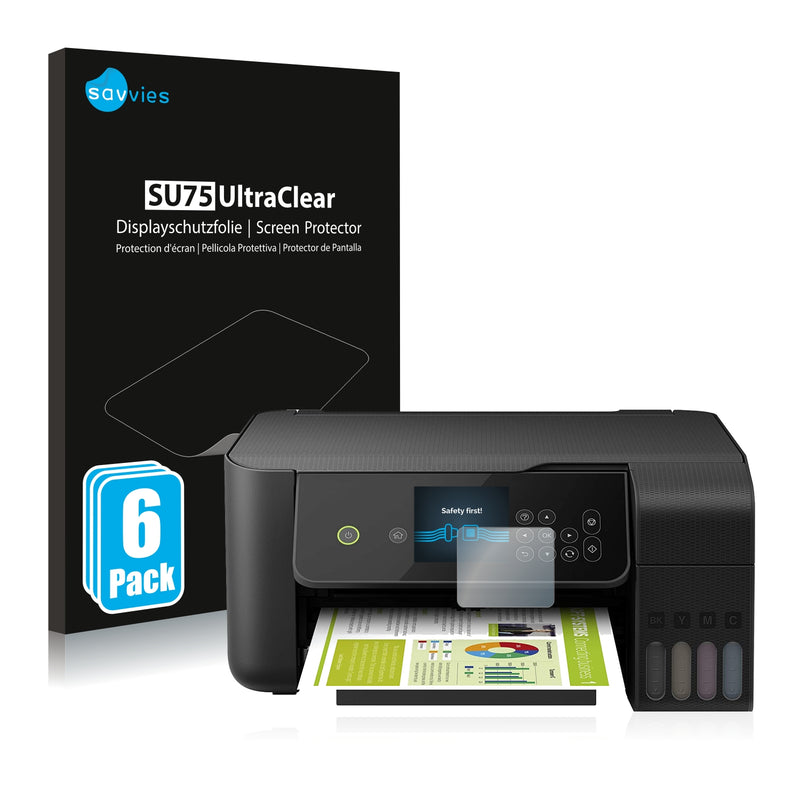 6x Savvies SU75 Screen Protector for Epson EcoTank ET-2720