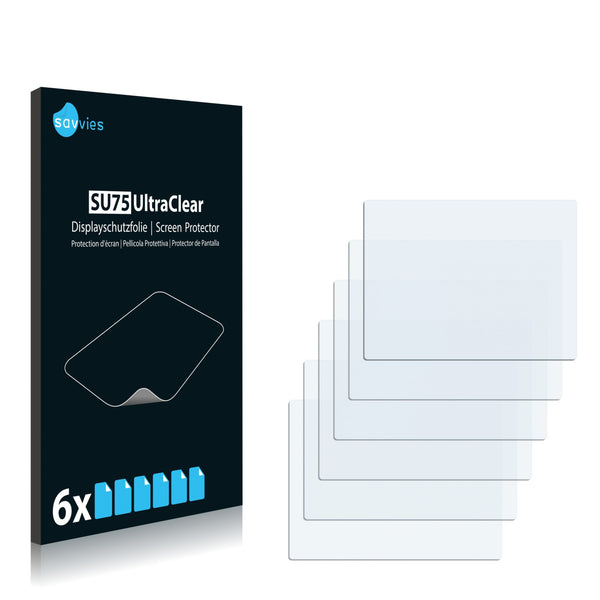 6x Savvies SU75 Screen Protector for CreAtive Zen Vision M