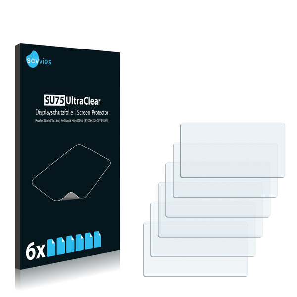 6x Savvies SU75 Screen Protector for Siemens Gigaset E360