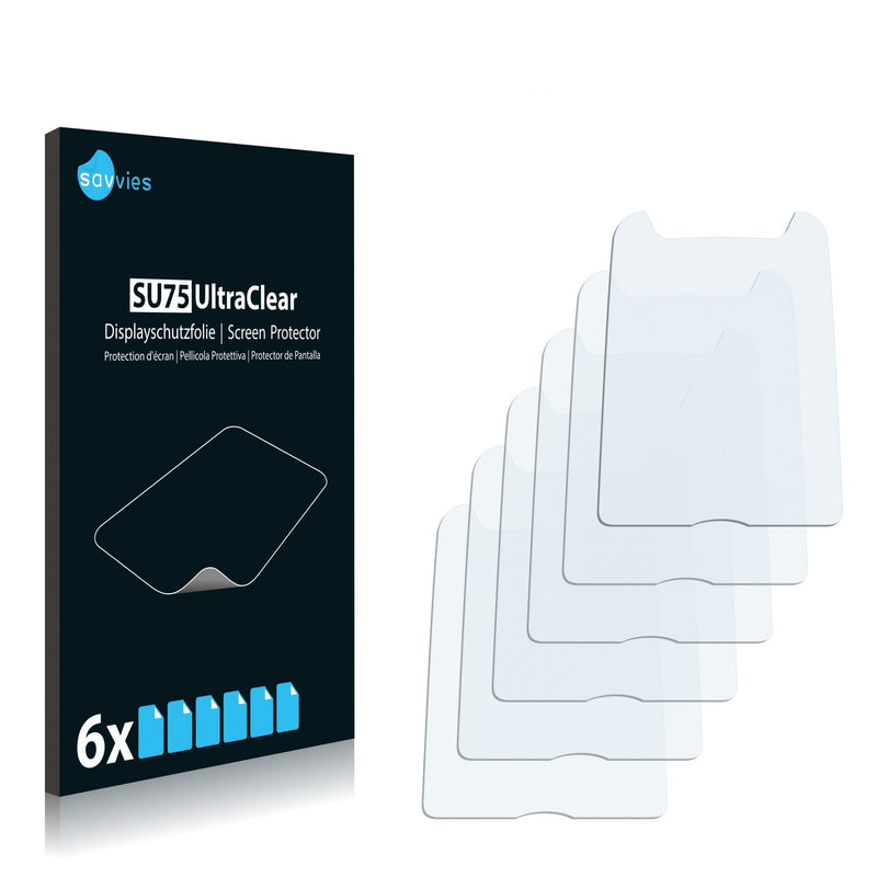 6x Savvies SU75 Screen Protector for Sonim XP3 Enduro