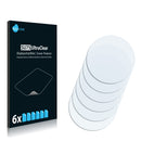 6x Savvies SU75 Screen Protector for Circular Displays (Diameter: 31 mm)