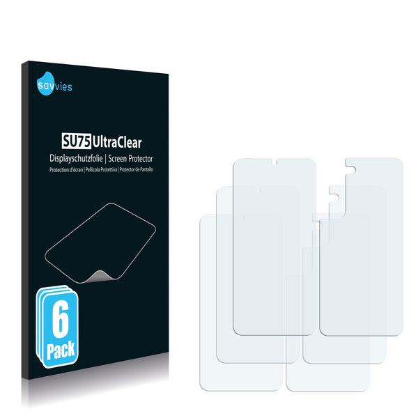 6x Film Screen Protector for Samsung Galaxy S22 Enterprise Edition (Front & Back)