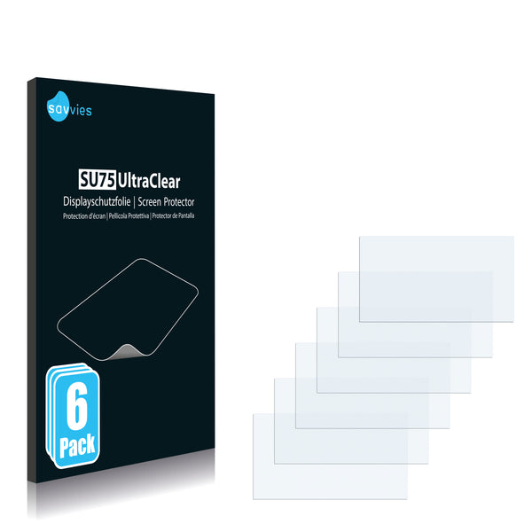 6x Savvies SU75 Screen Protector for Garmin dezl LGV610