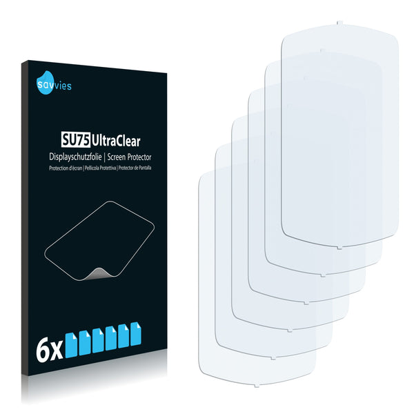 6x Savvies SU75 Screen Protector for Casio GzOne C771