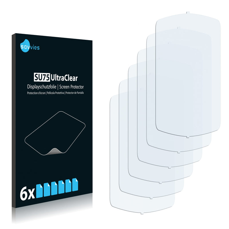 6x Savvies SU75 Screen Protector for Casio GzOne C771
