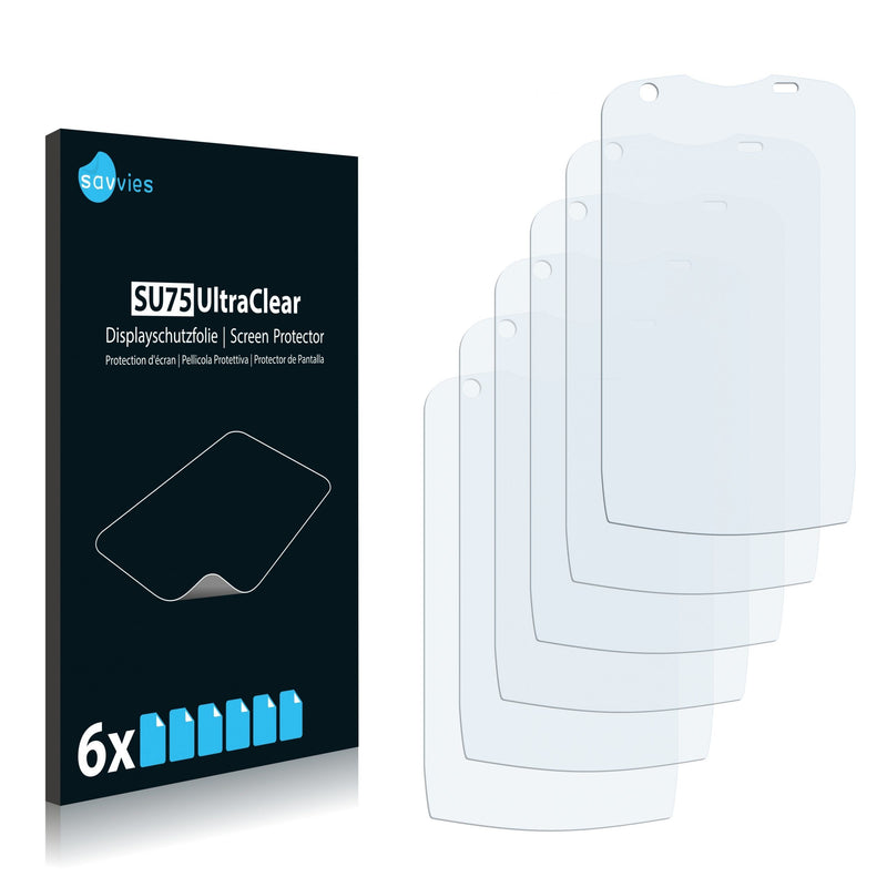 6x Savvies SU75 Screen Protector for Samsung Stealth V