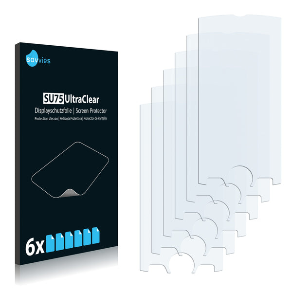 6x Savvies SU75 Screen Protector for Sanyo Zio