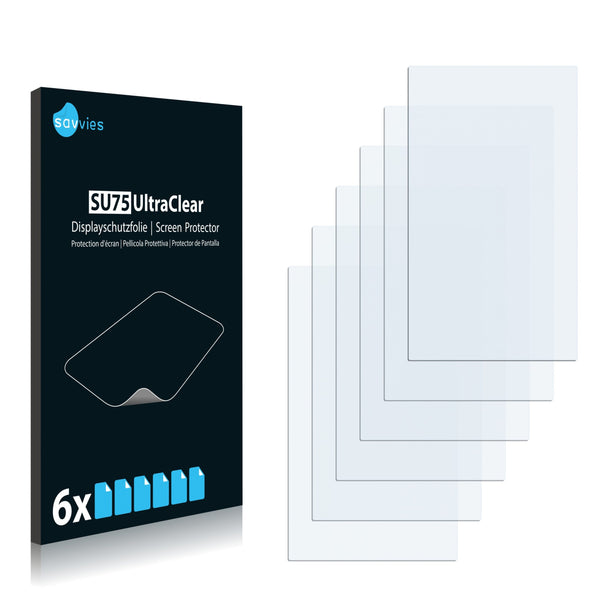 6x Savvies SU75 Screen Protector for Dell Flash