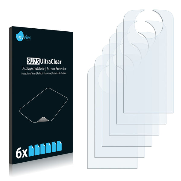 6x Savvies SU75 Screen Protector for Siemens Gigaset A420A