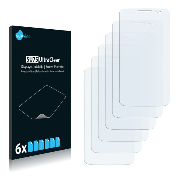 6x Savvies SU75 Screen Protector for Alcatel One Touch OT-5035D