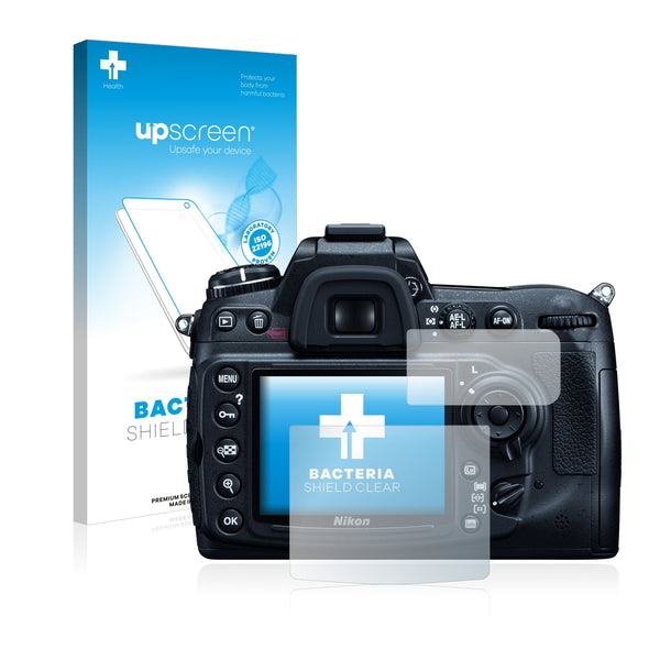 upscreen Bacteria Shield Clear Premium Antibacterial Screen Protector for Nikon D300
