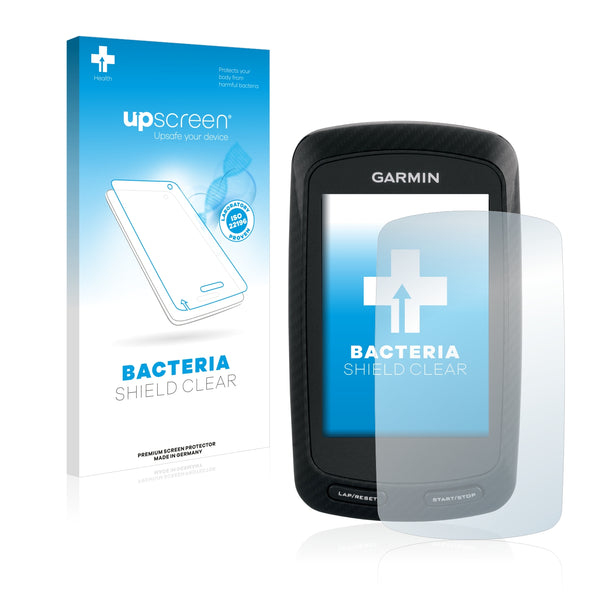 upscreen Bacteria Shield Clear Premium Antibacterial Screen Protector for Garmin Edge 800