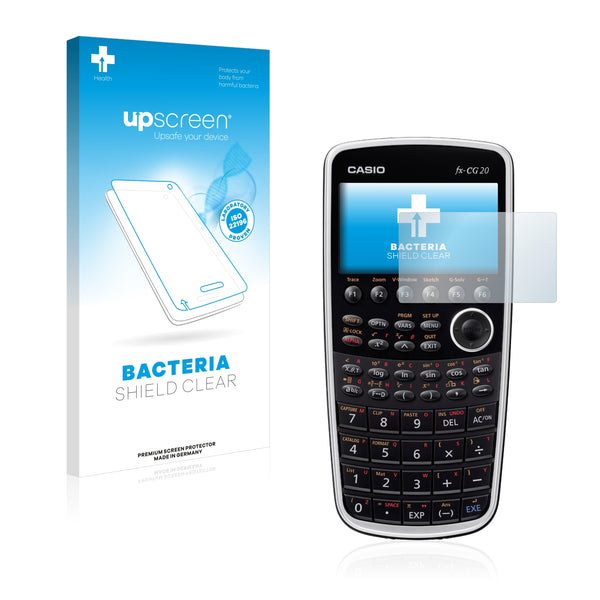 upscreen Bacteria Shield Clear Premium Antibacterial Screen Protector for Casio FX-CG20