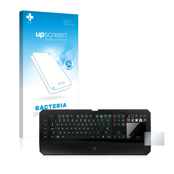 upscreen Bacteria Shield Clear Premium Antibacterial Screen Protector for Razer Deathstalker Ultimate