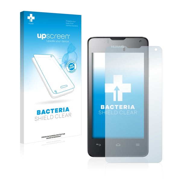 upscreen Bacteria Shield Clear Premium Antibacterial Screen Protector for Huawei Ascend Y300