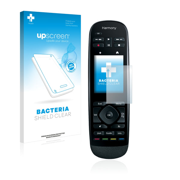 upscreen Bacteria Shield Clear Premium Antibacterial Screen Protector for Logitech Harmony Ultimate