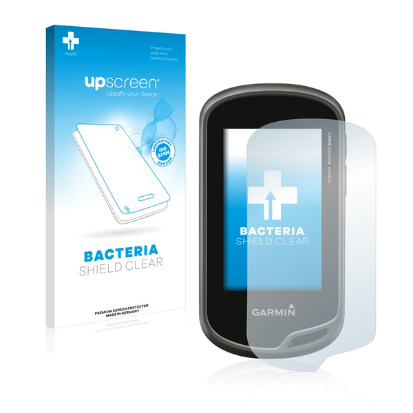 upscreen Bacteria Shield Clear Premium Antibacterial Screen Protector for Garmin Oregon 600t