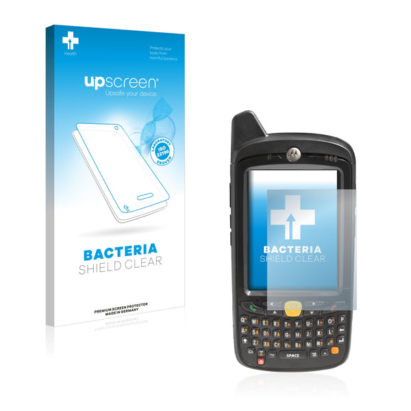 upscreen Bacteria Shield Clear Premium Antibacterial Screen Protector for Motorola MC67