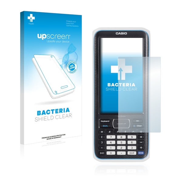 upscreen Bacteria Shield Clear Premium Antibacterial Screen Protector for Casio FX-CP400 ClassPad II