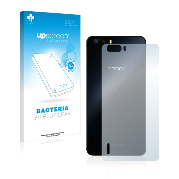 upscreen Bacteria Shield Clear Premium Antibacterial Screen Protector for Honor 6 Plus (Back)
