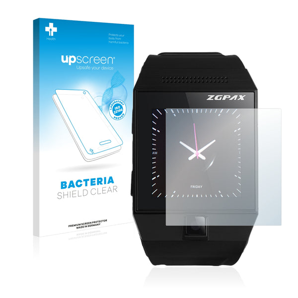 upscreen Bacteria Shield Clear Premium Antibacterial Screen Protector for ZGPAX S5