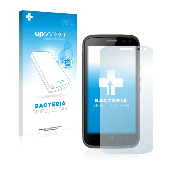 upscreen Bacteria Shield Clear Premium Antibacterial Screen Protector for ZTE Fit 4G