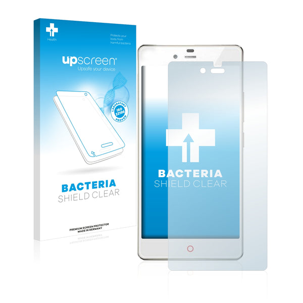 upscreen Bacteria Shield Clear Premium Antibacterial Screen Protector for ZTE Nubia Z9 Mini