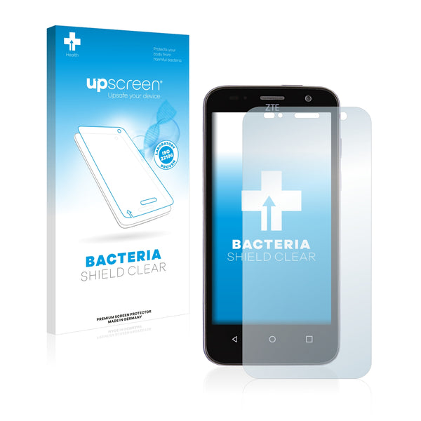 upscreen Bacteria Shield Clear Premium Antibacterial Screen Protector for ZTE Overture 2