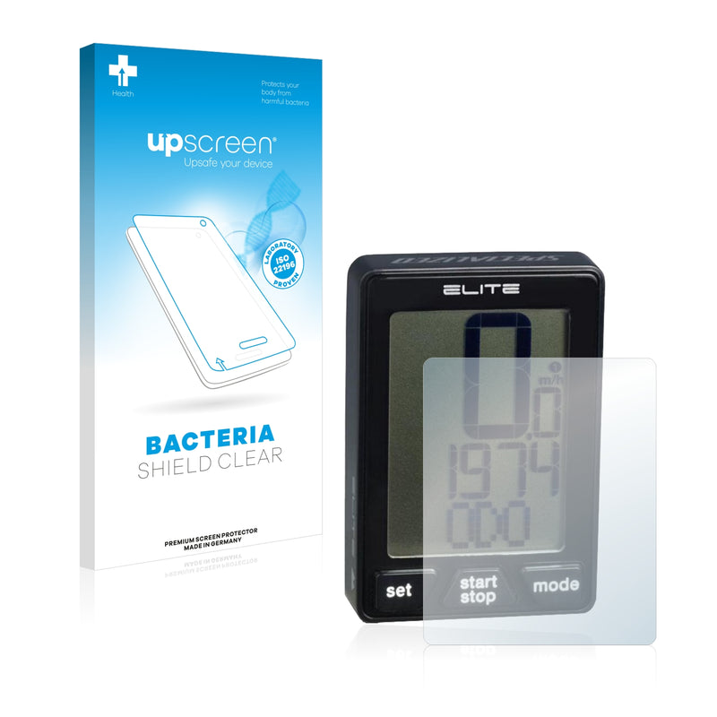 upscreen Bacteria Shield Clear Premium Antibacterial Screen Protector for Specialized Turbo S Speedzone (E-Bike Display) (portrait)