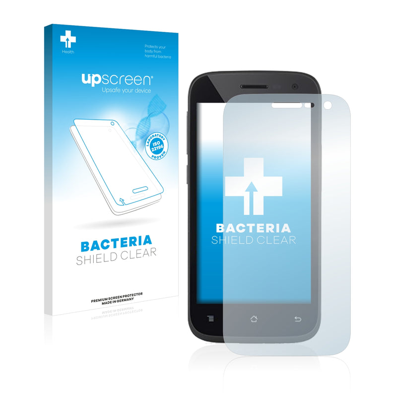 upscreen Bacteria Shield Clear Premium Antibacterial Screen Protector for Kazam Thunder2 4.5L