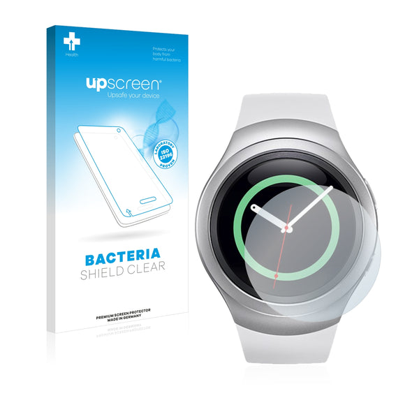 upscreen Bacteria Shield Clear Premium Antibacterial Screen Protector for Samsung Gear S2
